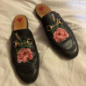 Authentic GUCCI princetown rose loafers size 39